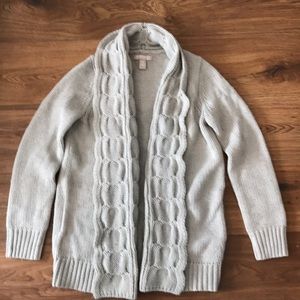 Banana Republic cable knit cardigan